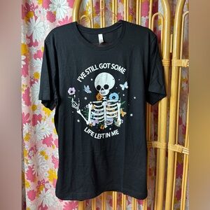 Wicked Clothes Skeleton tee SZ L